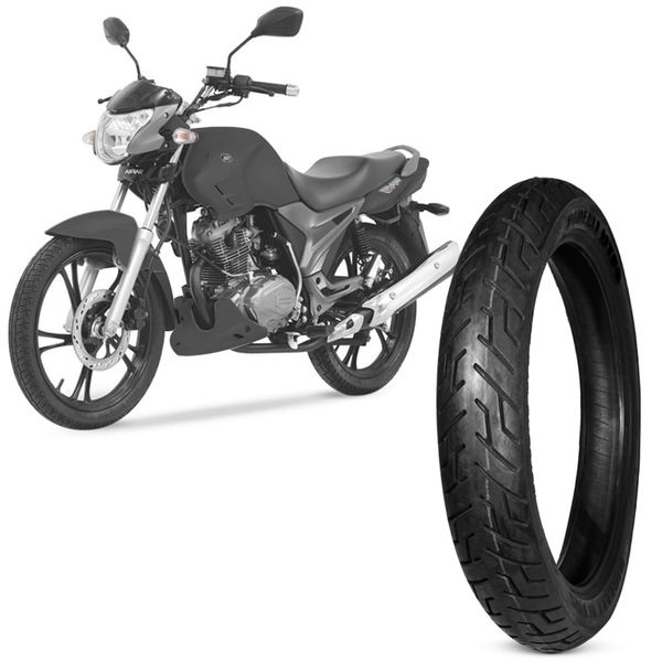 Pneu Moto Dafra Riva 150 Pirelli Aro 18 100 90 18 56P Tl Traseiro MT65