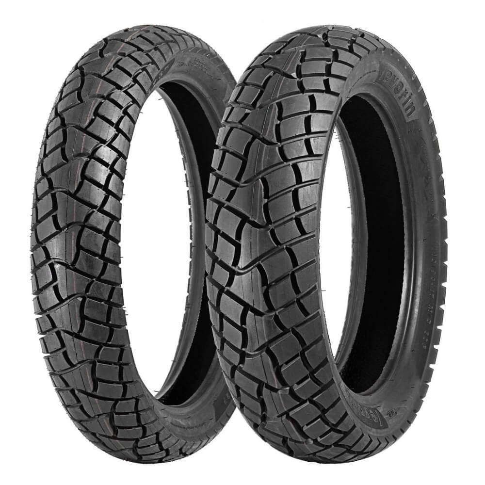 Pneu Moto Dunna 600 Levorin Aro 17 130 80 17 65S Traseiro Tt Dual Sport
