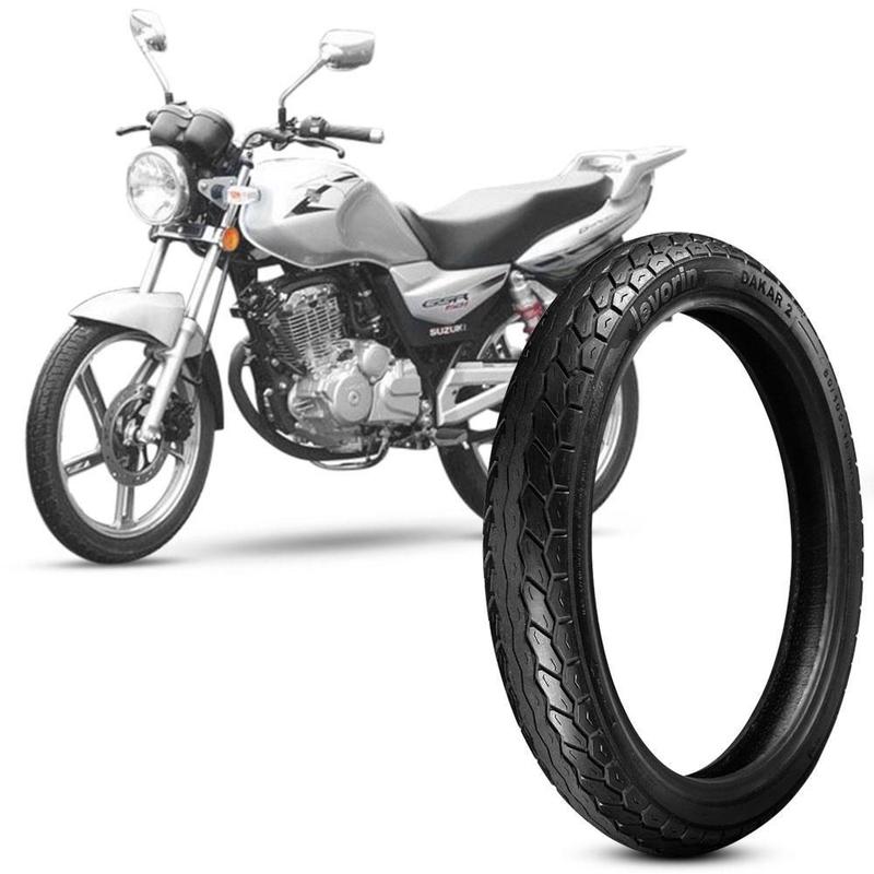 Pneu Moto Gsr Levorin Aro 18 80 100 18 47P Dianteiro Dakar Ii