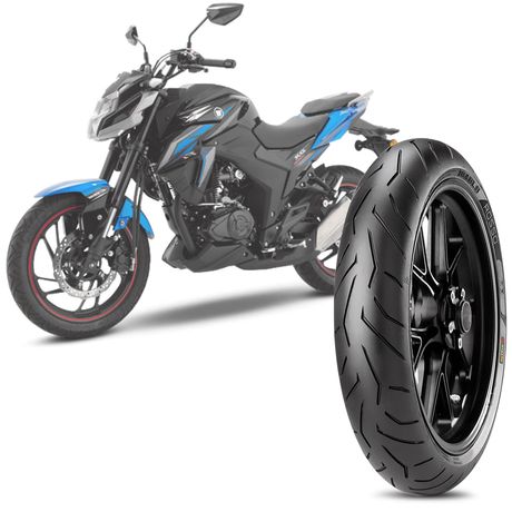 Pneu Moto Haojue Dr 160 Pirelli Aro 17 100 80 17 52H Tl Dianteiro