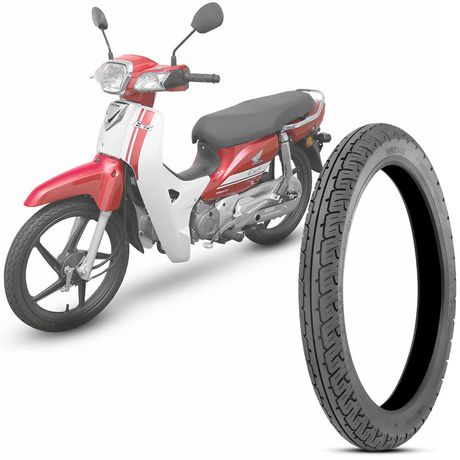 Pneu Moto Honda C100 Dream Technic Aro 17 2 75 17 59P Dianteiro City Turbo