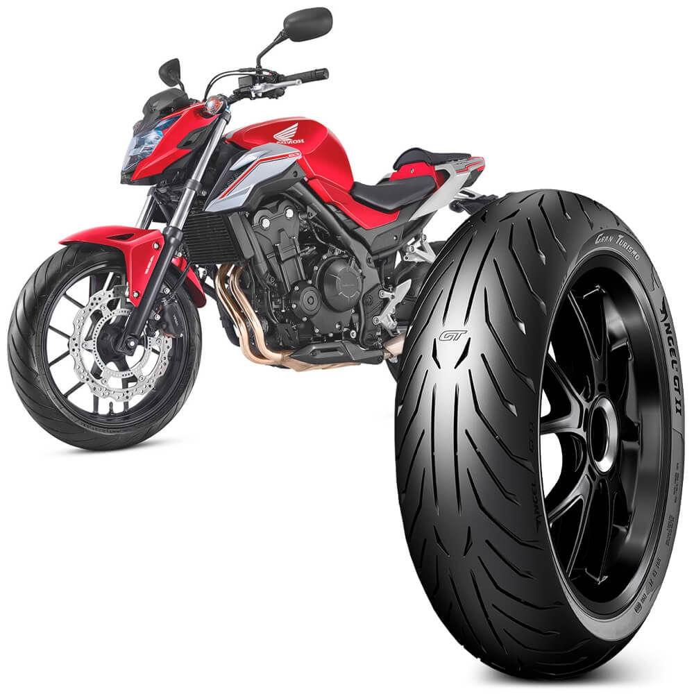 Pneu Moto Honda Cb 500F Pirelli Aro 17 160 60 17 69W Tl Traseiro