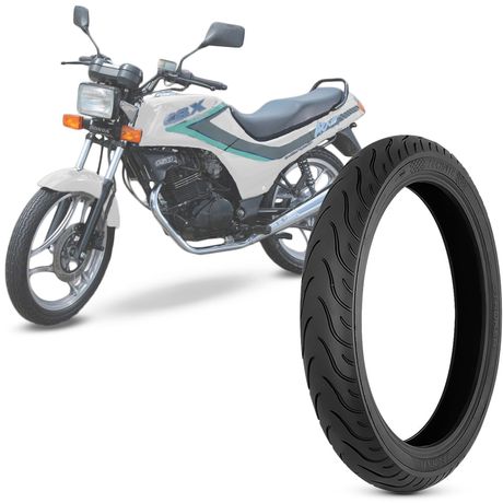Pneu Moto Honda Cbx 150 Technic Aro 18 80 100 18 47P Tl Dianteiro Stroker City
