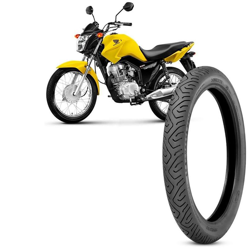 Pneu Moto Honda Cg Technic Aro 18 2 75 18 42P Tl Dianteiro City Turbo