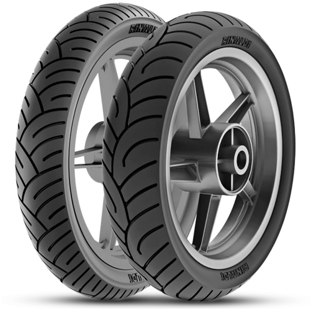 Pneu Moto Honda Cg Titan Rinaldi Aro 18 90 90 18 57P Traseiro HB37