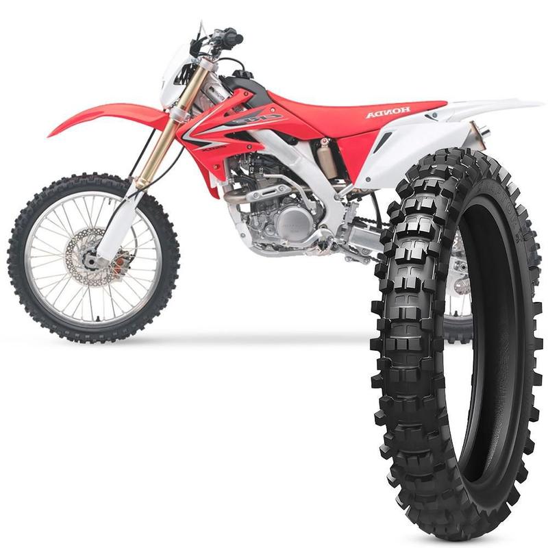 Pneu Moto Honda Crf 250 Levorin Aro 19 100 90 19 Nhs Traseiro Raptor