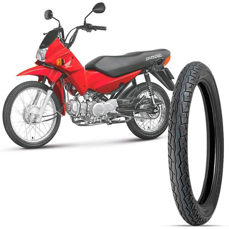 Pneu Moto Honda Pop 100 Levorin Aro 17 60 100 17 33L Tl Dianteiro