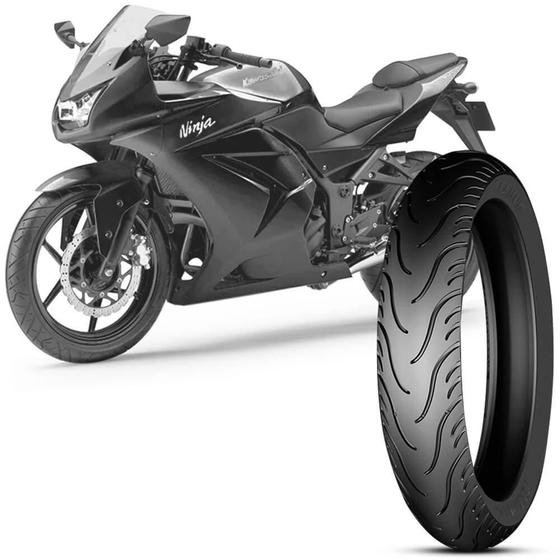 Pneu Moto Kawasaki Ninja 250R Technic Aro 17 110 70 17 54S Tl Dianteiro Stroker City