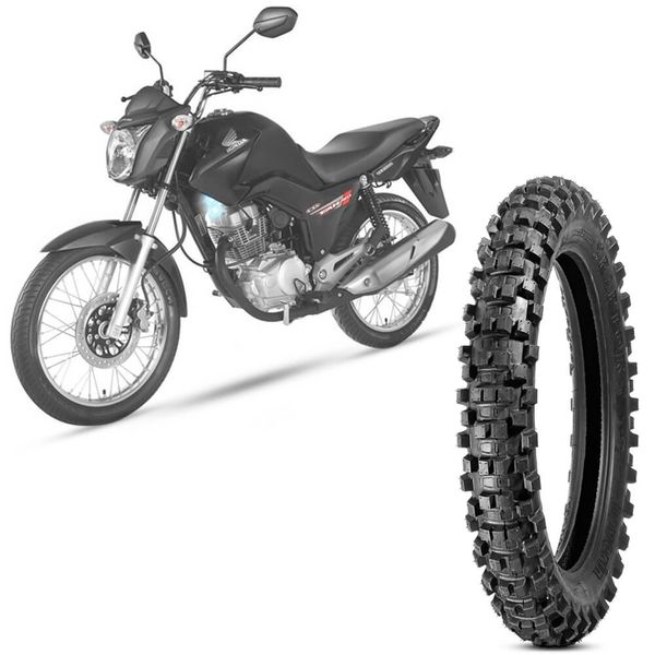 Pneu Moto Levorin Aro 18 90 90 18 Nhs Traseiro Raptor
