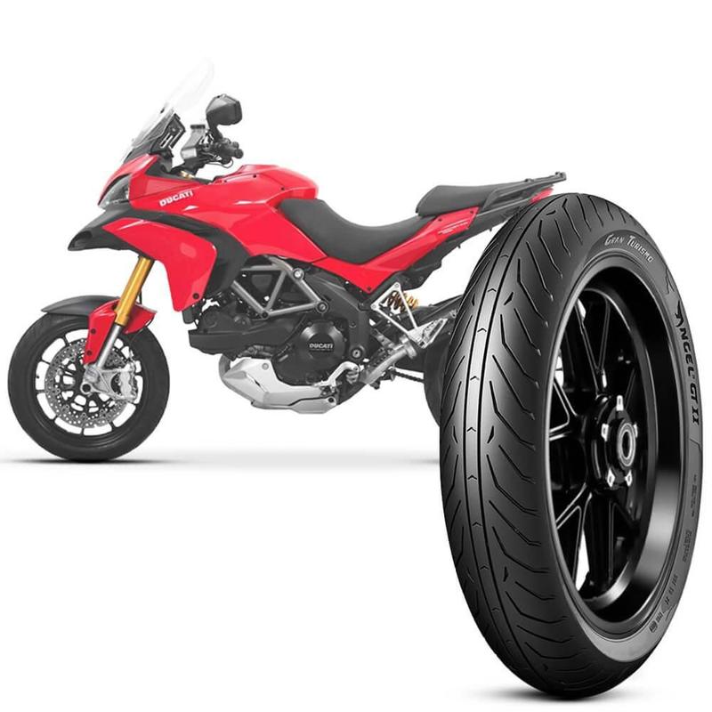 Pneu Moto Multistrada 1200 Pirelli Aro 17 120 70 17 58W Dianteiro Angel Gt 2