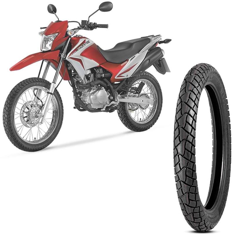 Pneu Moto Nxr 150 Bros Levorin Aro 19 90 90 19 52P Dianteiro Dual Sport