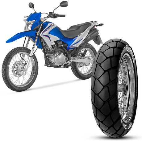 Pneu Moto Nxr 150 Bros Metzeler Aro 17 110 90 17 60P Traseiro Tourance