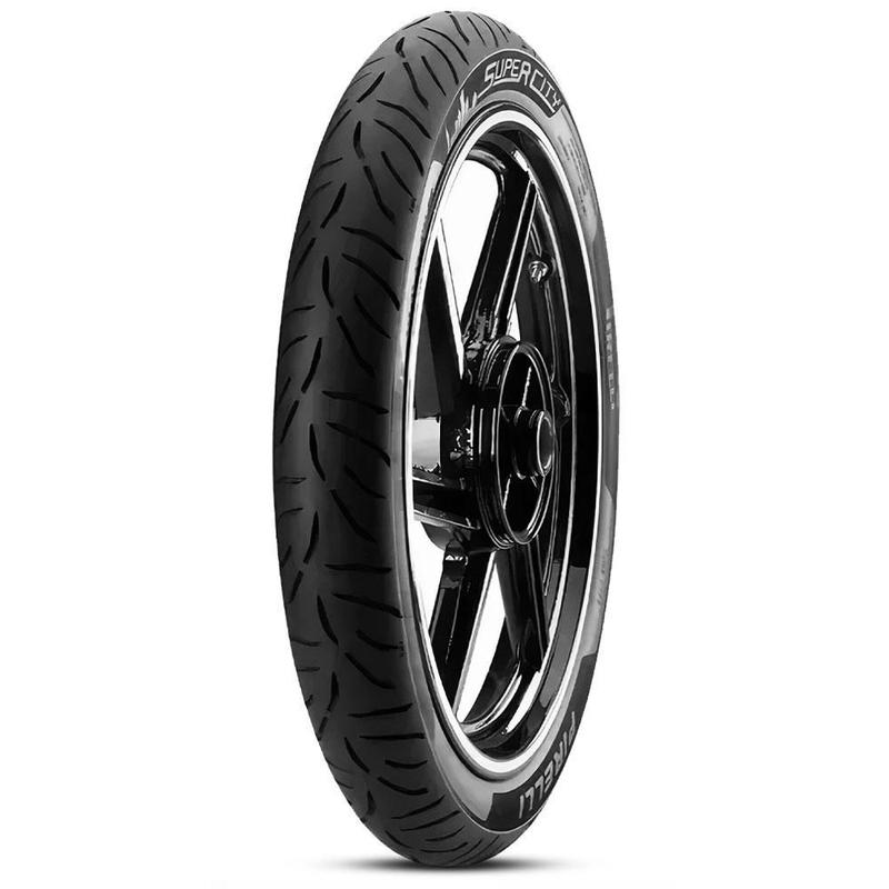 Pneu Moto Pirelli Aro 18 80 100 18 47P Dianteiro Super City