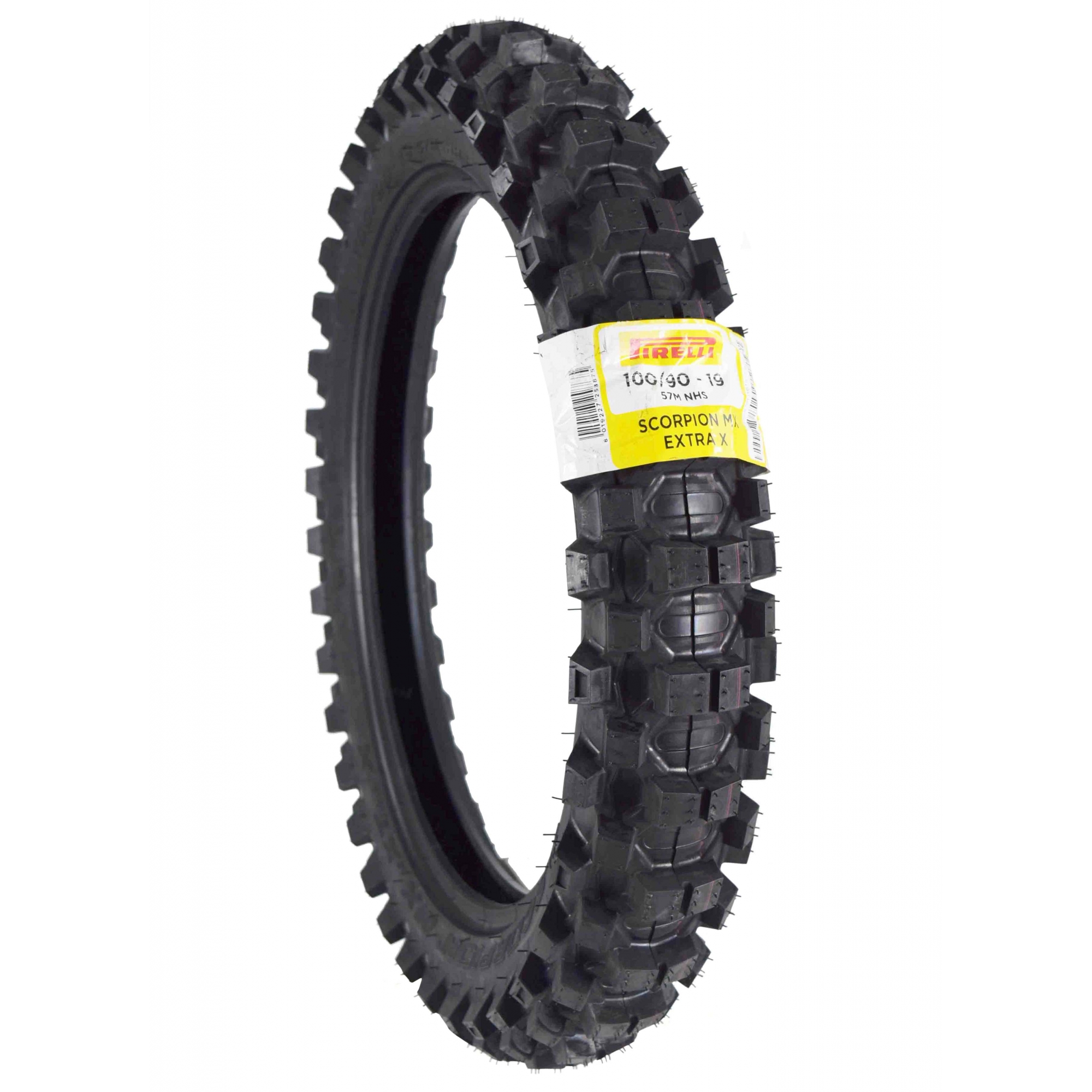 Pneu Moto Pirelli Aro 19 100 90 19 57M Traseiro Scorpion Mx Extra X