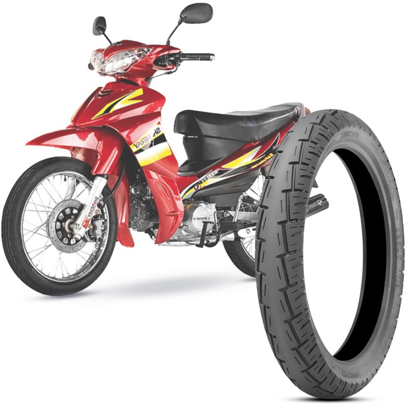 Pneu Moto Shineray New Wave 125 Technic Aro 14 110 80 14 59P Tt City Turbo