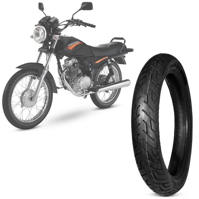 Pneu Moto Sundown Hunter 125 Pirelli Aro 18 100 90 18 56P Tl Traseiro MT65