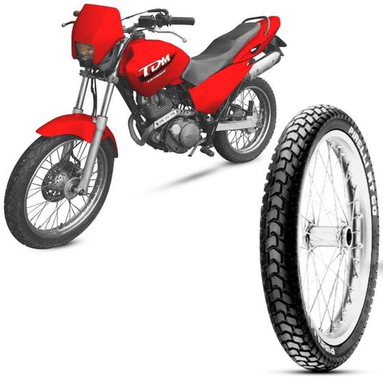 Pneu Moto Tdm 225 Pirelli Aro 19 90 90 19 52P Dianteiro MT60