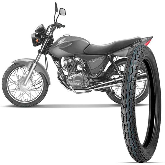Pneu Moto Titan 150 Levorin Aro 18 80 100 18 47P M C Dianteiro Matrix