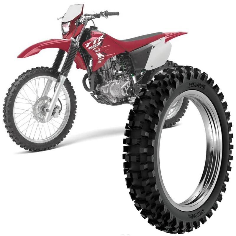 Pneu Moto Tt R 230 Rinaldi Aro 18 100 100 18 59M Traseiro RW33