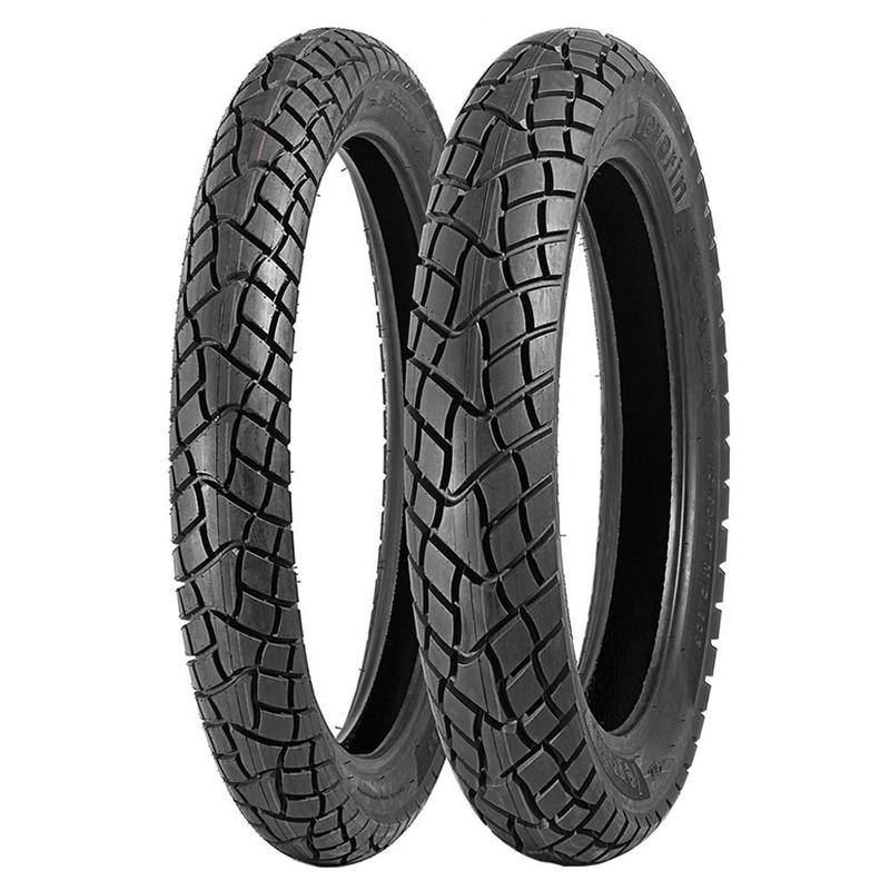 Pneu Moto Work 125 Levorin Aro 18 80 100 18 47P Dianteiro Dakar Ii
