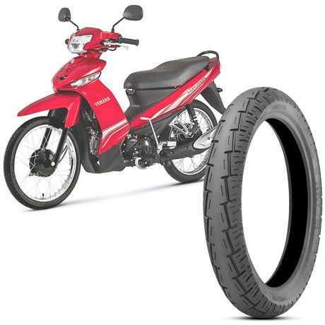 Pneu Moto Yamaha Crypton Technic Aro 14 110 80 14 59P Tt Traseiro City Turbo