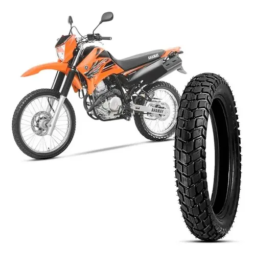Pneu Moto Yamaha Xtz 250 Levorin Aro 18 110 80 18 58T Traseiro Duna