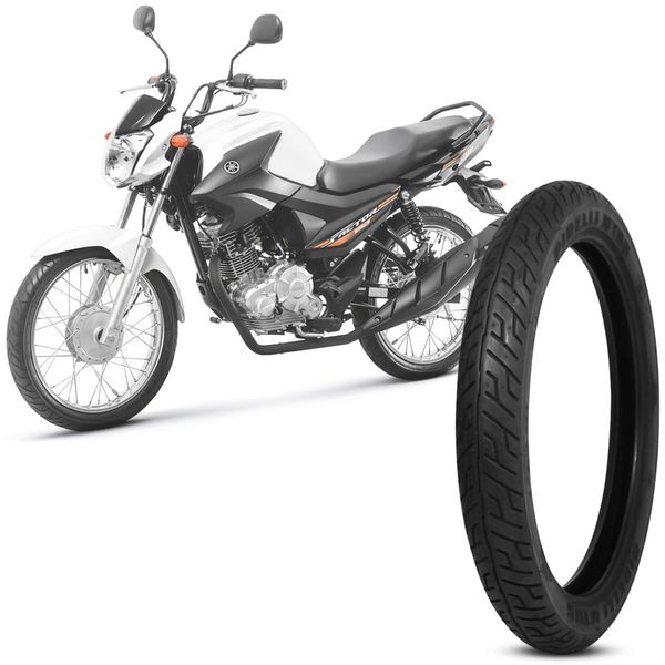 Pneu Moto Yamaha Ybr 150 Pirelli Aro 18 2 75 18 42P Tt Dianteiro Super City