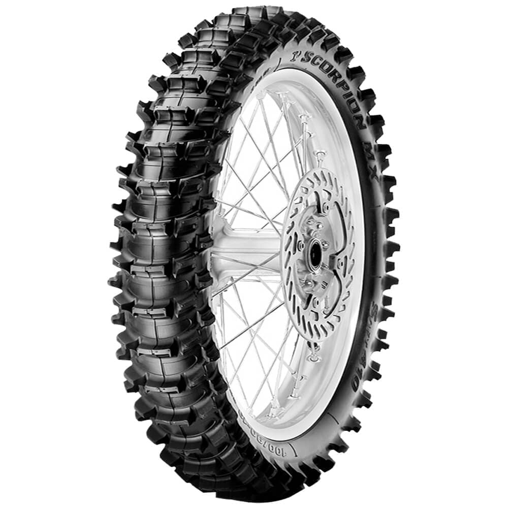 Pneu Moto Yamaha Yz 125 Pirelli Aro 19 110 90 19 62M Traseiro Scorpion MX32