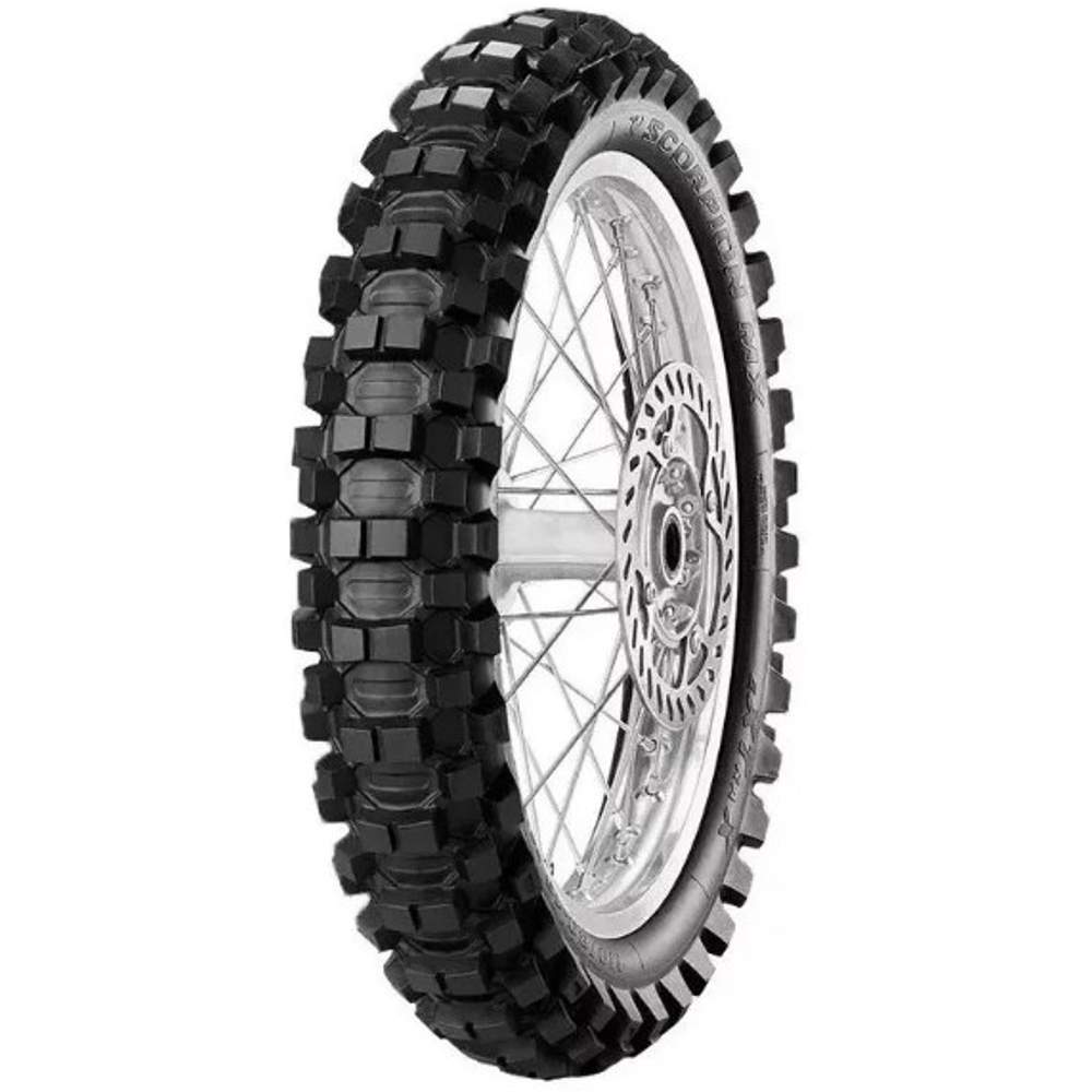 Pneu Moto Yamaha Yz Pirelli Aro 19 100 90 19 57M Traseiro Scorpion Mx