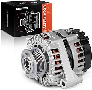 A-Premium Alternador compatível com Chevrolet Camaro 2010-2015 6,2L, 12V 150A polia desacopladora de 6 sulcos no sentido horário, substituição # 13502989, FG15S027