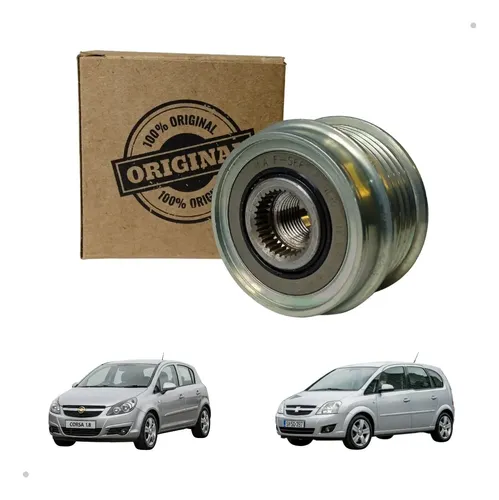 Polia Alternador Chevrolet Meriva 2002 2015 Roda Livre