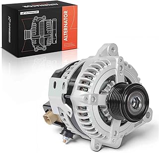 A-Premium Alternador compatível com Toyota Camry 2007-2009, Corolla 2009-2010, Matrix 2009-2013 e Pontiac Vibe 2009-2010 & Scion xB, L4 2.4L, 100A 12V CW 7-Groove Polia, Substituição # 400-522 167R, V