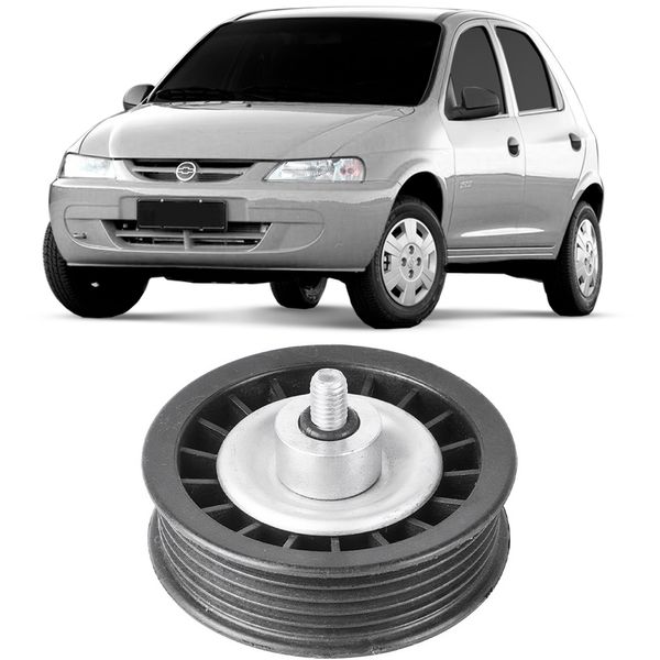 Polia Tensor Alternador Gm Corsa Montana Prisma Direção Hidráulica Ar