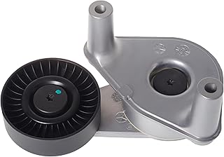 AUQDD 38149 Tensor de correia e conjunto de polia (para 2,5L/2,7L) adequado para 01-06 Hyundai Santa Fé, 99-05 Sonata, 03-08 Tiburon, 05-09 Tucson /01-05 Kia Optima, 05-10 Sportage (252813777) 120 2