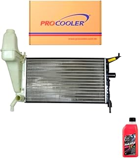 Kit Radiador GM Celta 1.0 1.4 2000 a 2006 Sem Ar + Aditivo Paraflu 01 1 litro Rosa