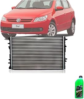 Kit Radiador VW Gol 06>Fox 09>1.0 1.6 C/Ar + Aditivo Radiador Paraflu Verde