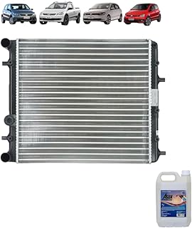 Kit Radiador VW Gol GV 1.0 1.6 S/AR + Água Desmineralizada 5L