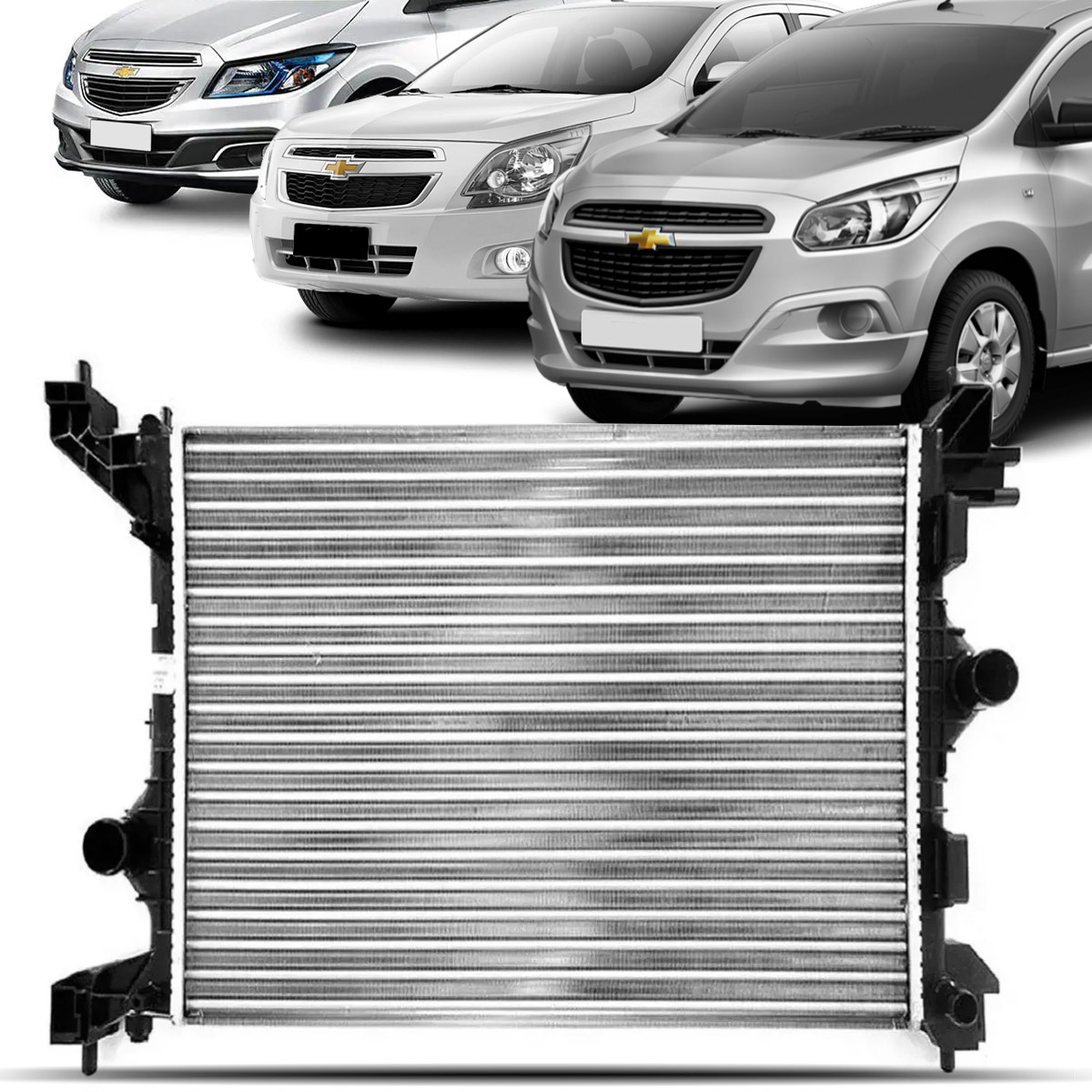 Radiador Dianteiro Chevrolet Cobalt Onix Prisma Spin 2012 2015 Ar