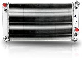 Radiador de alumínio com núcleo de 3 fileiras para captadores Chevy S10 1996-2005 GMC/Blazer V8 V6 todos radiadores de alumínio 1997 1998 1999 2000 2001 2002 2003 2004 para radiadores Chevy