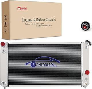 Radiador de núcleo de 3 fileiras para captadores Chevy S10 1996-2005 GMC/Blazer V8 V6 todo radiador de alumínio 1997 1998 1999 2000 2001 2002 2003 2004