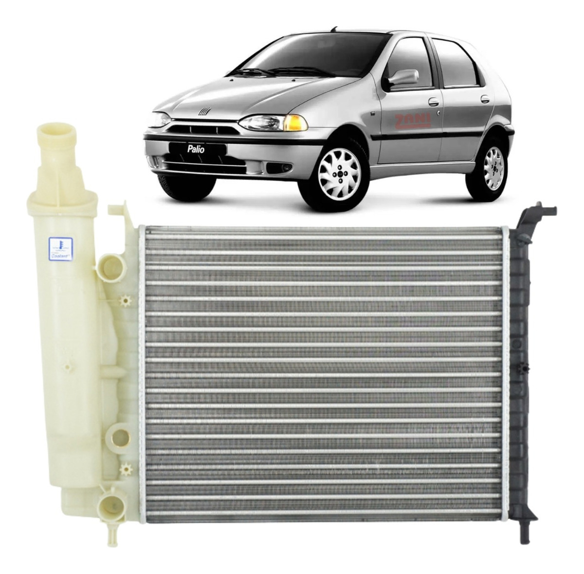 Radiador Dianteiro Fiat Palio Siena Strada 97 09