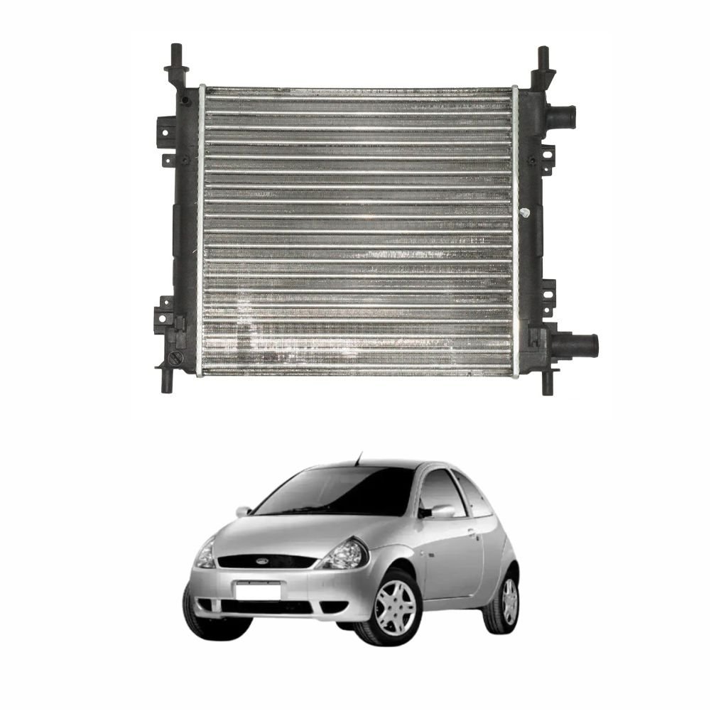 Radiador Dianteiro Ford Ka 2007 2014 Aluminio Delphi