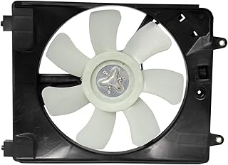 TRQ Conjunto de motor e ventilador condensador AC A/C para Honda Civic 06-11 1.8L