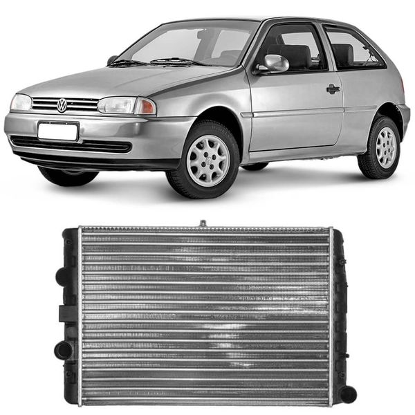Radiador Dianteiro VW Gol 97 08