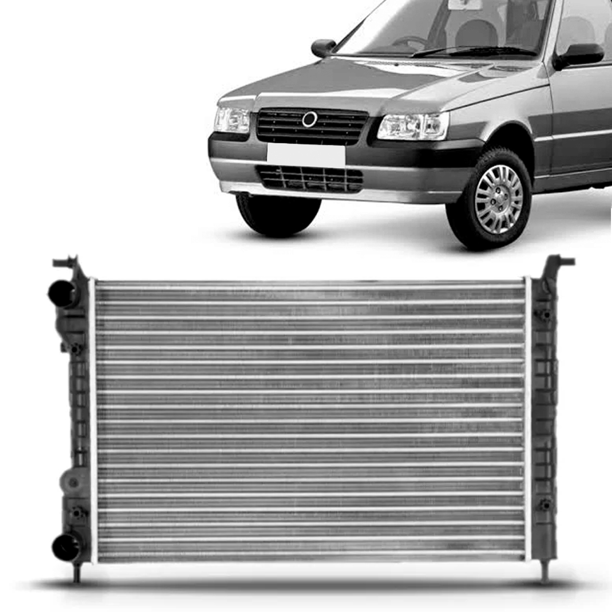 Radiador Fiat Fiorino 1 0 2004 2006 Ar Irb
