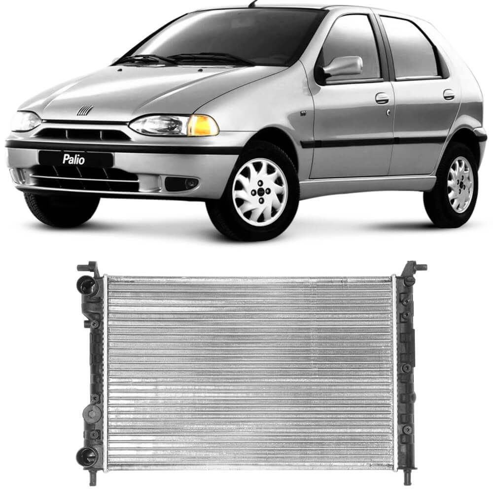 Radiador Fiat Palio 1 6 16V 96 2002 Ar Visconde