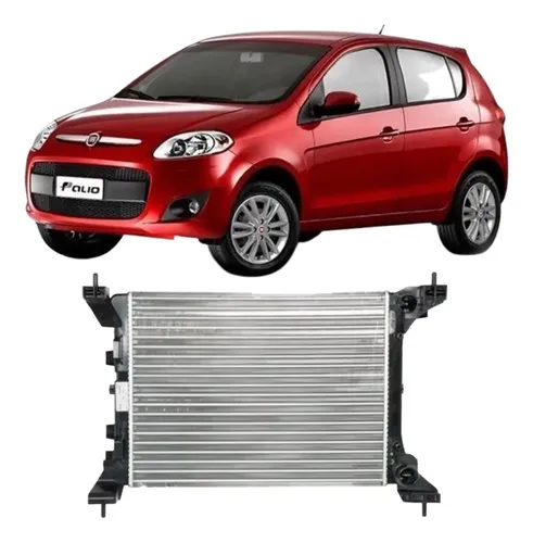 Radiador Fiat Palio Fire 1 0 8V 2014 2015 Ar Ar Denso