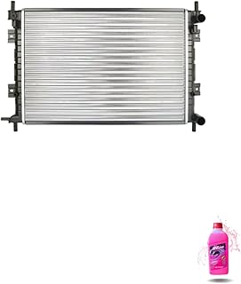 Kit Radiador Ford Courier Fiesta 2000-2002 Ka 2009-2011 + Aditivo Visconde RV Extra Rosa