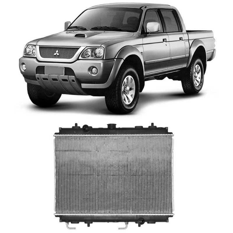 Radiador Mitsubishi L200 2 5 99 2012 Ar Visconde
