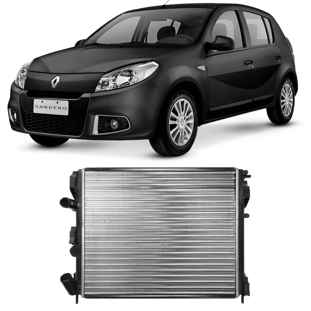 Radiador Renault Sandero 1 0 1 6 2008 2012 Ar Irb